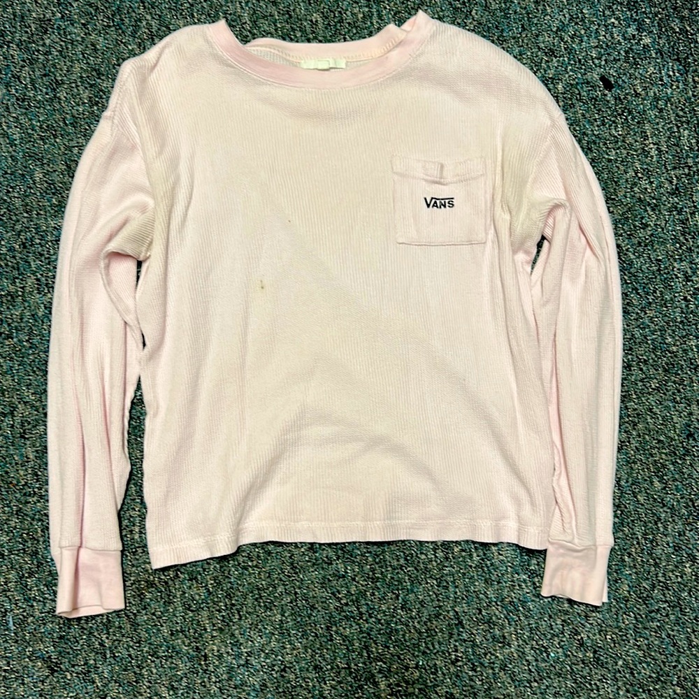 Vans light pink sweater size small